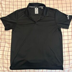 Men’s Black Adidas Polo